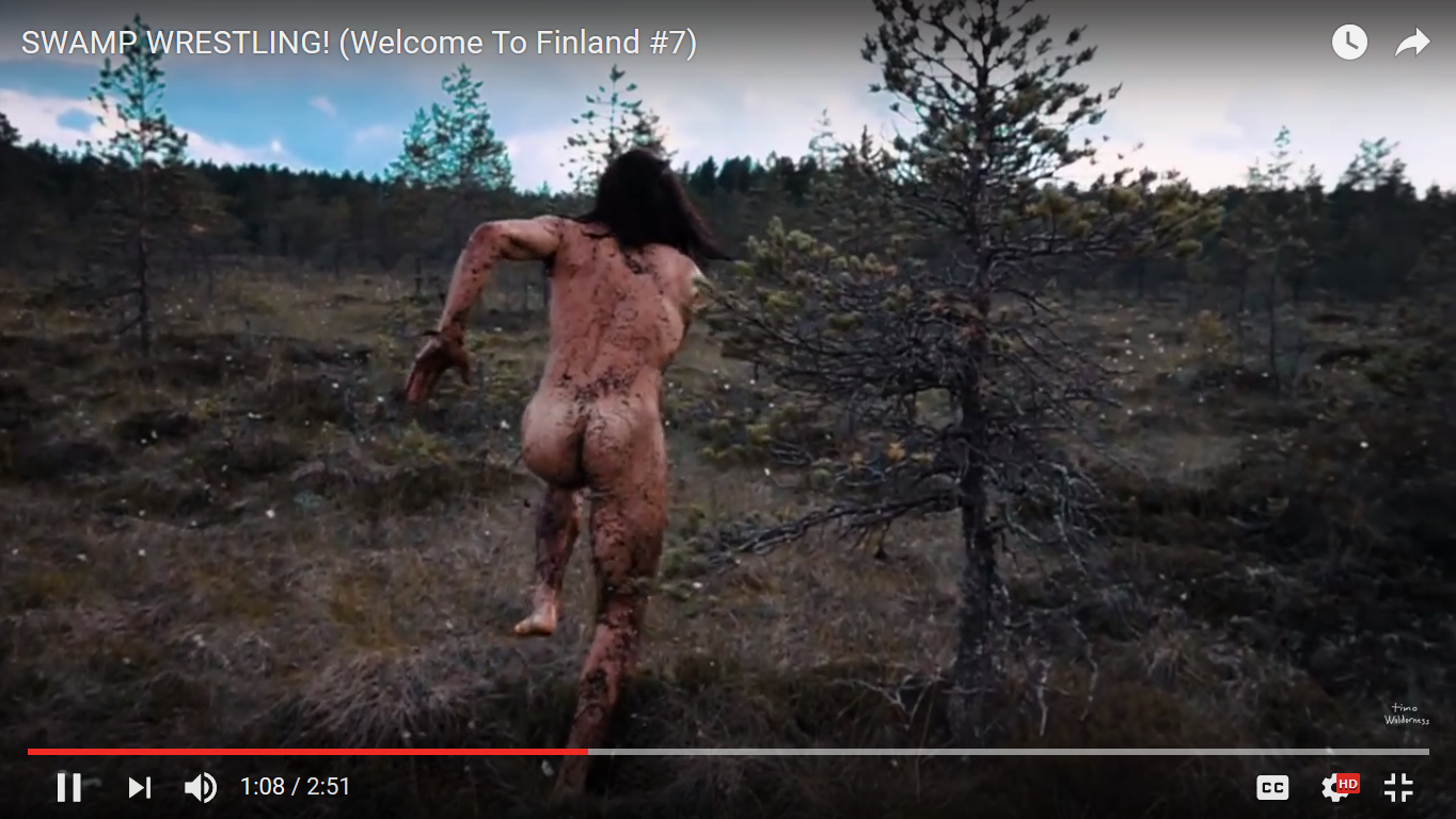 Sports : Mud Wrestling in the Nude Finnish Style