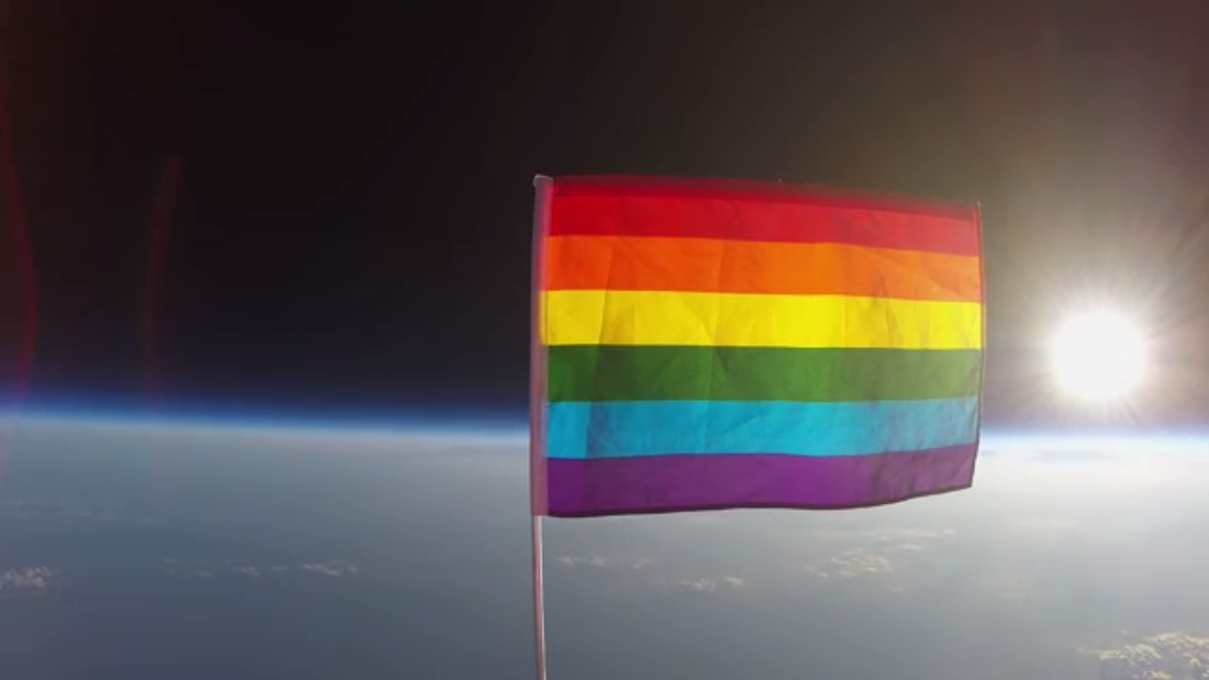 Watch This : Planting Peace Launched First Pride Flag in Space
