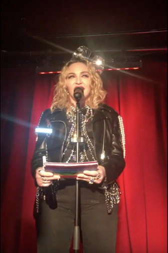 Watch This: Madonna Makes A Speech At Stonewall Inn